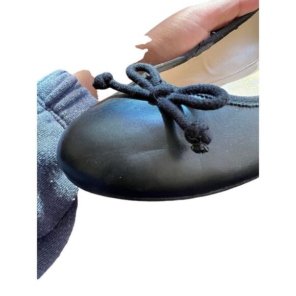 Clarks Black Flats with Bow Detail - Picture 3 of 6